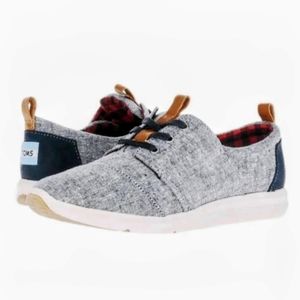TOMS Del Rey Gray/Chambray, W8